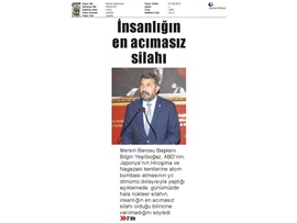 BASINDA BAROMUZ (Hiroşima Katliamı Yıldönümü)