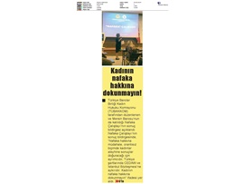 BASINDA BAROMUZ (Nafaka Hakkına Müdahale Ayrımcıdır)