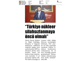 BASINDA BAROMUZ (Hiroşima Katliamı Yıldönümü)