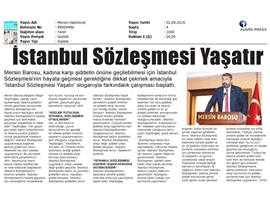 BASINDA BAROMUZ (Baromuzdan'İstanbul Sözleşmesi Yaşatır' Farkındalık Çalışması)