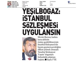 BASINDA BAROMUZ (Baromuzdan'İstanbul Sözleşmesi Yaşatır' Farkındalık Çalışması)