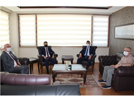 BAŞKANIMIZ ÖZDEMİR, MUT KAYMAKAMI BİNGÖL’Ü ZİYARET ETTİ