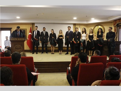 10 STAJYER AVUKATIMIZ CÜBBE GİYDİ