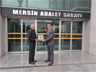 MERSİN İL JANDARMA KOMUTANI ERCAN ATASOY'DAN ZİYARET