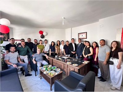MESLEKTAŞIMIZIN YENİ OFİSİ HAYIRLI OLSUN