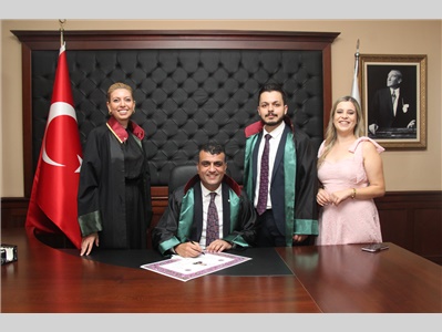 7 STAJYER AVUKATIMIZ, AVUKATLIK RUHSATNAMESİNİ ALDI