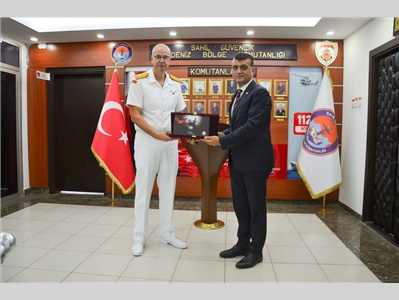 BARO YÖNETİMİNDEN, SAHİL GÜVENLİK AKDENİZ BÖLGE KOMUTANI TUĞAMİRAL GÖKMEN GÜCÜYEN’E ZİYARET
