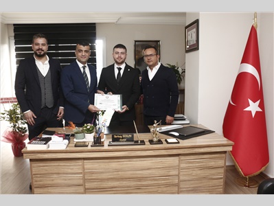 MESLEKTAŞIMIZIN OFİS AÇILIŞINA KATILDIK