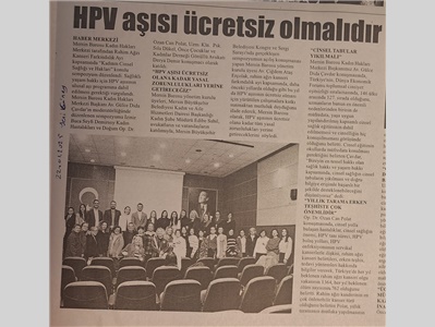 HPV aşısı ücretsiz olmalıdır