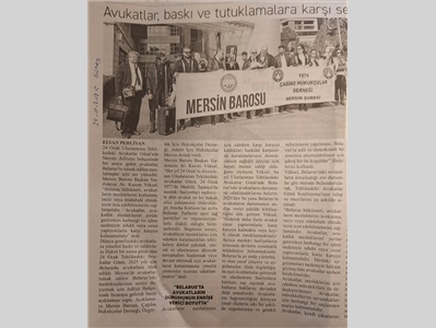 Uluslararası Tehlikedeki Avukatlar Günü basın açıklaması