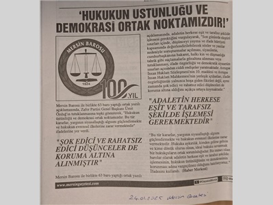 Barolardan Ümit Özdağ ' ın tutuklanmasına tepki