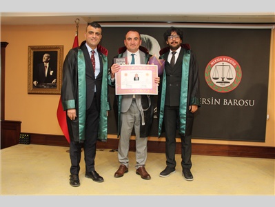 5 STAJYER AVUKATIMIZ AVUKATLIK RUHSATNAMESİNİ ALDI