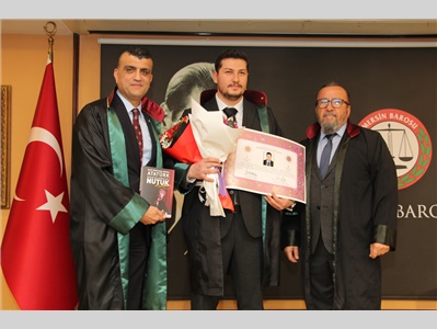 5 STAJYER AVUKATIMIZ AVUKATLIK RUHSATNAMESİNİ ALDI