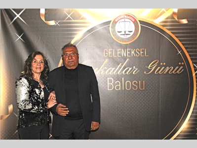 MERSİN BAROSU 5 NİSAN GELENEKSEL AVUKATLAR GÜNÜ BALOSU DÜZENLEDİ
