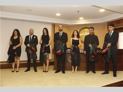 20 STAJYER AVUKATIMIZ CÜBBE GİYDİ