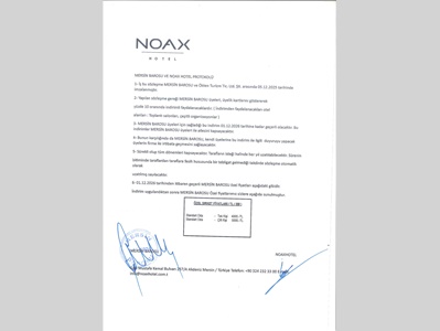 NOAX HOTEL İLE İNDİRİM PROTOKOLÜ İMZALANDI