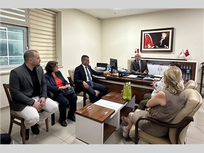 TARSUS İCRA MÜDÜRÜ ÖNDER ŞAHİN’E ZİYARET