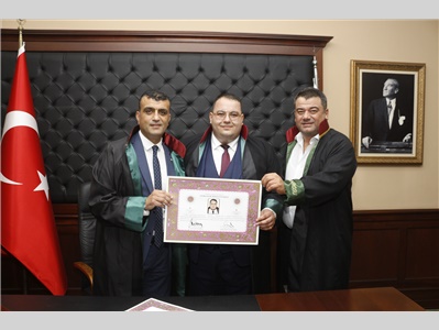 6 STAJYER AVUKATIMIZ CÜBBE GİYDİ
