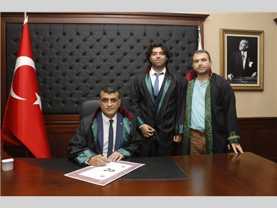 6 STAJYER AVUKATIMIZ CÜBBE GİYDİ