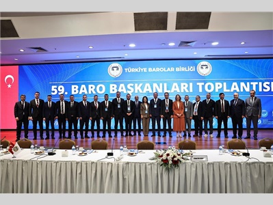 59. BARO BAŞKANLARI TOPLANTISI YAPILDI
