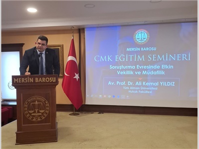 AVUKATLARIMIZA CMK EĞİTİM SEMİNERİ DÜZENLENDİ