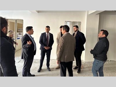 BARO BAŞKANIMIZ AV. GAZİ ÖZDEMİR, ANAMUR EK ADLİYE BİNASI İNŞAATINDA İNCELEMELERDE BULUNDU
