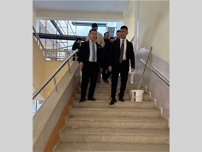 BARO BAŞKANIMIZ AV. GAZİ ÖZDEMİR, ANAMUR EK ADLİYE BİNASI İNŞAATINDA İNCELEMELERDE BULUNDU
