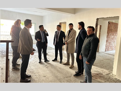 BARO BAŞKANIMIZ AV. GAZİ ÖZDEMİR, ANAMUR EK ADLİYE BİNASI İNŞAATINDA İNCELEMELERDE BULUNDU