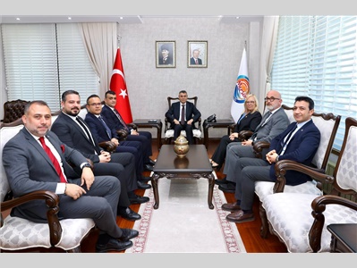 BARO BAŞKANIMIZ VE YÖNETİM KURULUMUZDAN MERSİN VALİSİ ATİLLA TOROS’A ZİYARET