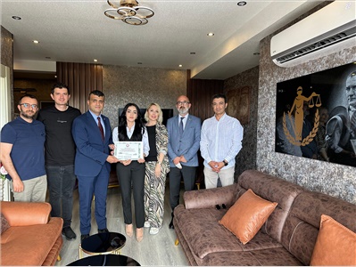 MESLEKTAŞIMIZIN OFİS AÇILIŞINA KATILDIK