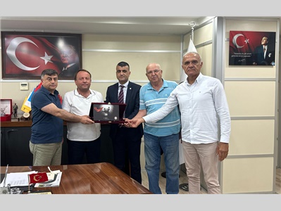 MUT BELEDİYE BAŞKANI SAYIN MURAT ORHAN’A ZİYARET