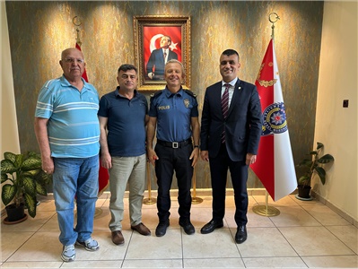 MUT İLÇE EMNİYET MÜDÜRÜ SAYIN MUSTAFA PEHLİVANOĞLU’NA ZİYARET