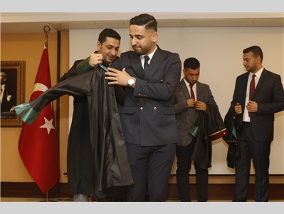 5 STAJYER AVUKATIMIZ CÜBBE GİYDİ