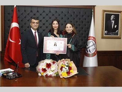 5 STAJYER AVUKATIMIZ CÜBBE GİYDİ