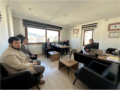 ANAMUR'DA MESLEKTAŞLARIMIZA OFİS ZİYARETİ