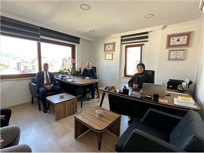 ANAMUR'DA MESLEKTAŞLARIMIZA OFİS ZİYARETİ