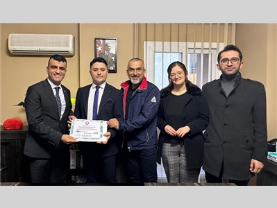 MESLEKTAŞIMIZIN OFİS AÇILIŞINA KATILDIK