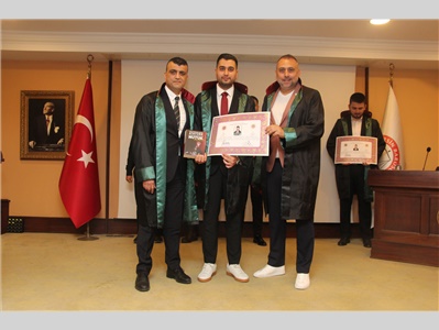 5 STAJYER AVUKATIMIZ CÜBBE GİYDİ
