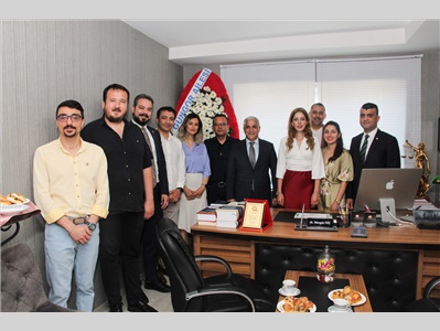 MESLEKTAŞIMIZIN OFİS AÇILIŞINA KATILDIK