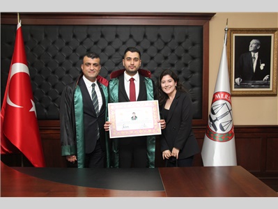 5 STAJYER AVUKATIMIZ CÜBBE GİYDİ