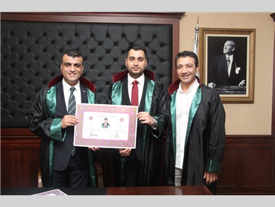 5 STAJYER AVUKATIMIZ CÜBBE GİYDİ