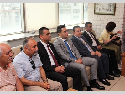 MERSİN CUMHURİYET BAŞSAVCISI SAYIN YASİN EMRE’DEN BARO BAŞKANIMIZ AV. GAZİ ÖZDEMİR’E İADE-İ ZİYARET