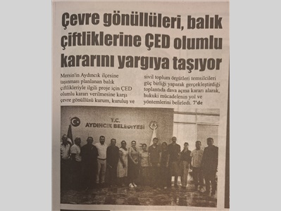 Balık çiftliklerine karşı hukuki seferberlik