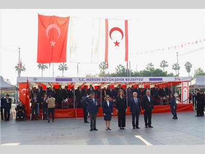 KKTC’NİN CUMHURİYET BAYRAMI KUTLAMA TÖRENİ’NE KATILDIK
