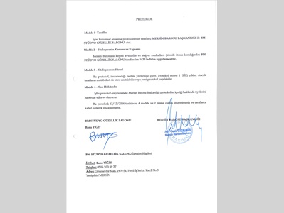 BM STÜDYO GÜZELLİK SALONU İLE İNDİRİM PROTOKOLÜ İMZALANDI