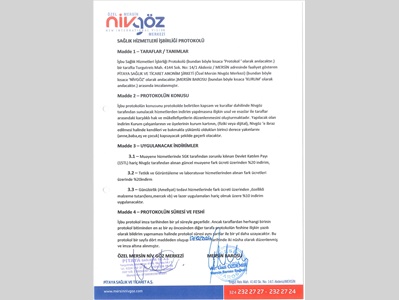 ÖZEL MERSİN NİV GÖZ HASTANESİ İLE İNDİRİM PROTOKOLÜ İMZALANDI