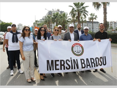 MERSİN BAROSU 1 MAYISTA ALANDAYDI