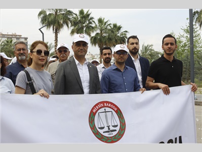 MERSİN BAROSU 1 MAYISTA ALANDAYDI