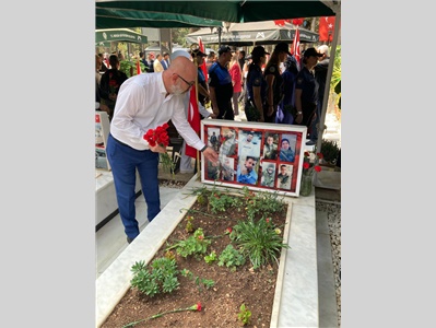 15 TEMMUZ'DA ŞEHİTLİK ZİYARETİ YAPILDI