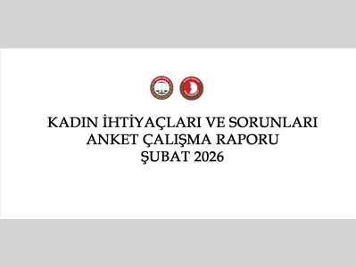 KADIN İHTİYAÇLARI VE SORUNLARI ANKET ÇALIŞMA RAPORU  ŞUBAT 2026